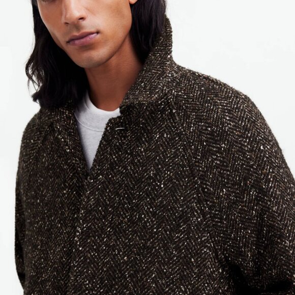 Madewell Raglan-Sleeve Topcoat in Italian Fabric - Picture 4 of 4